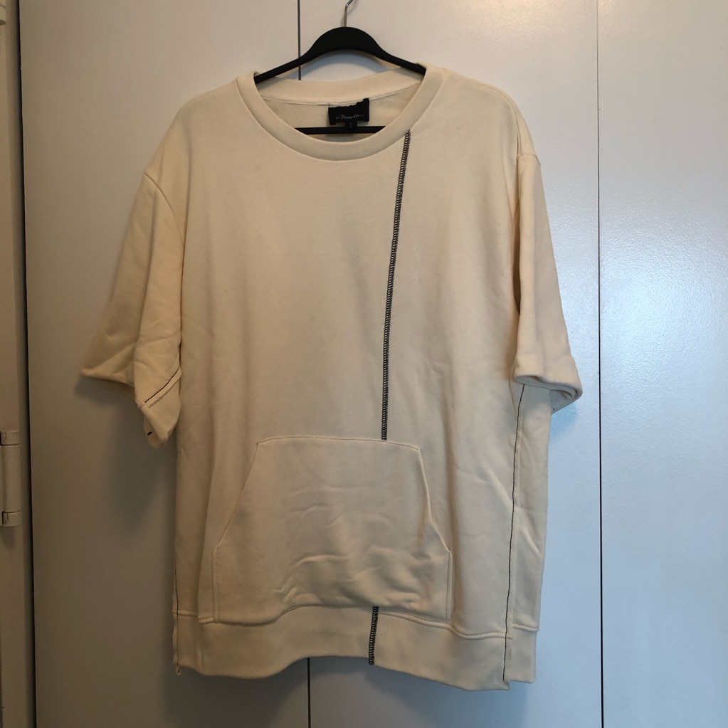 Philip Lim White Short Sleeves Sweatshirt